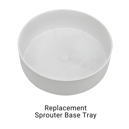 Replacement sprouter base tray