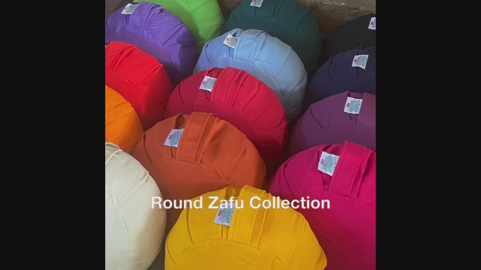 Video collection of Zafu cushion colour stills